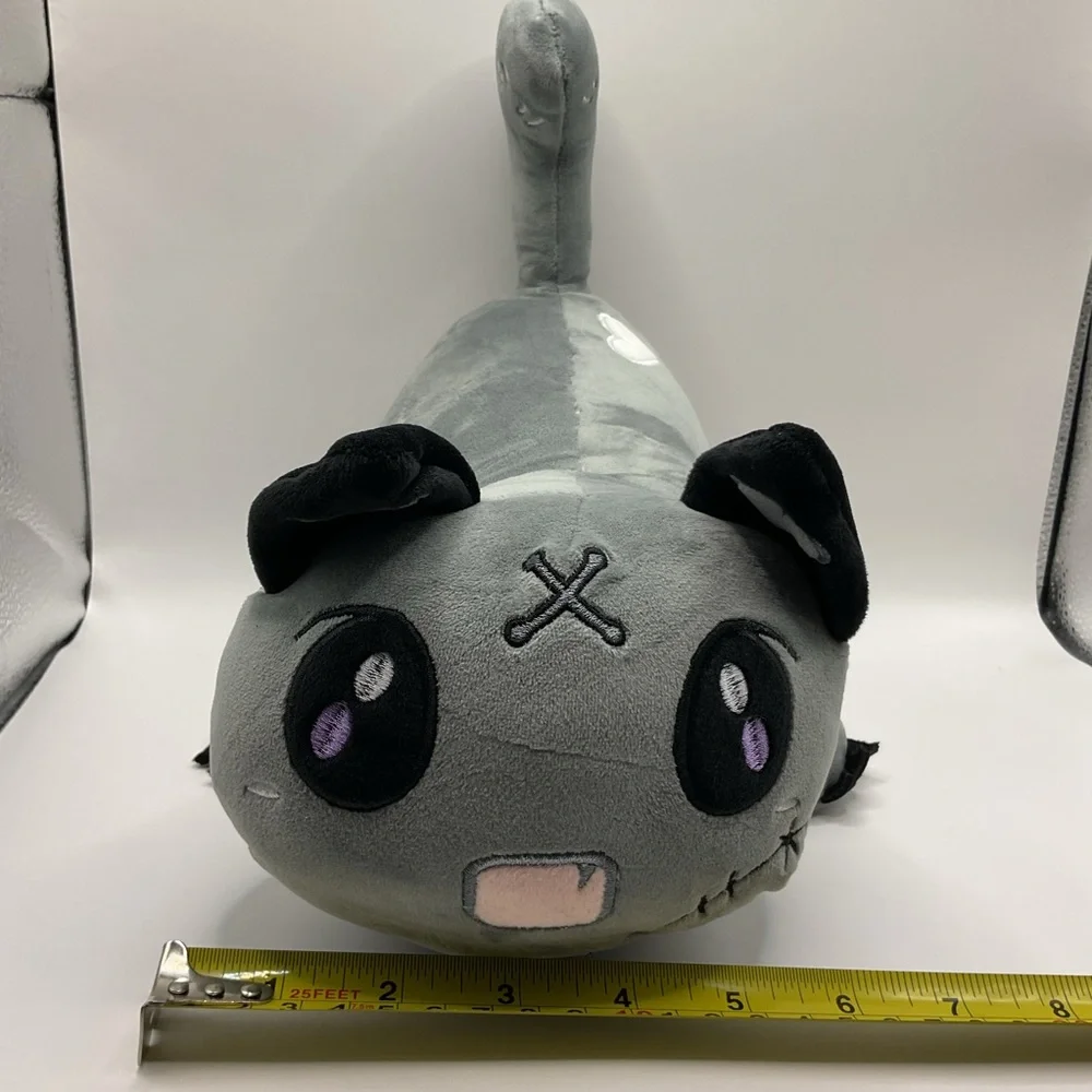 Hallo Deer Cat Plush‎ Toys, 11 Me Meow Cat Plush Doll Birthday Halloween Gray
